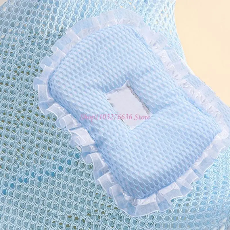 Sicherheits-Badekissen für Kleinkinder, Baby-Badewannen-Stütznetz, bequemes Badekissen für Kleinkinder von 0–6 Monaten, weiches Badekissen – Detail 9