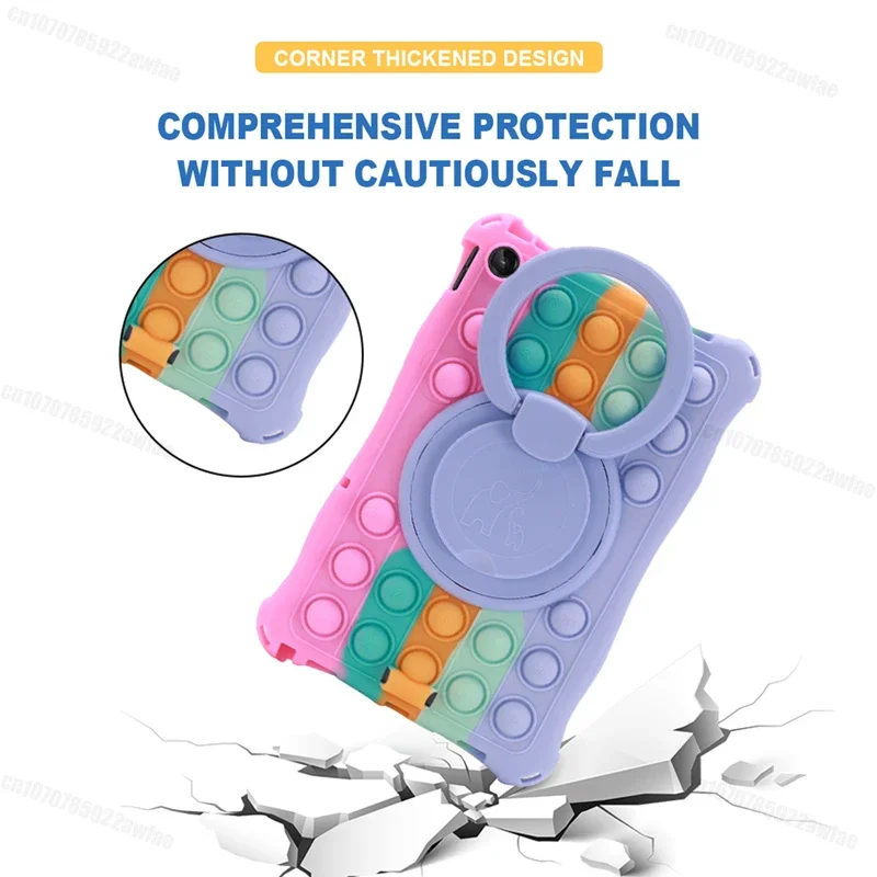 para Lenovo Tab M10 3rd Gen 10.1 Case Tb328fu Kids Tablet Cover M10 Plus 10.6 10.3 Polegadas Xiaoxin Pad 2023 Cases Funda Capa Coque - Imagem 3