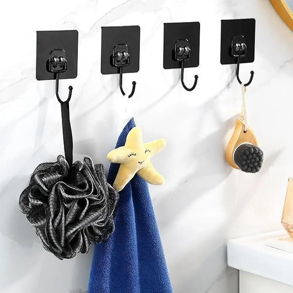 

Самоклеящиеся крючки, вращающийся водонепроницаемый прочный держатель для наклеек, настенный крючок для хранения, органайзер для кухни и ванной, 2 шт.