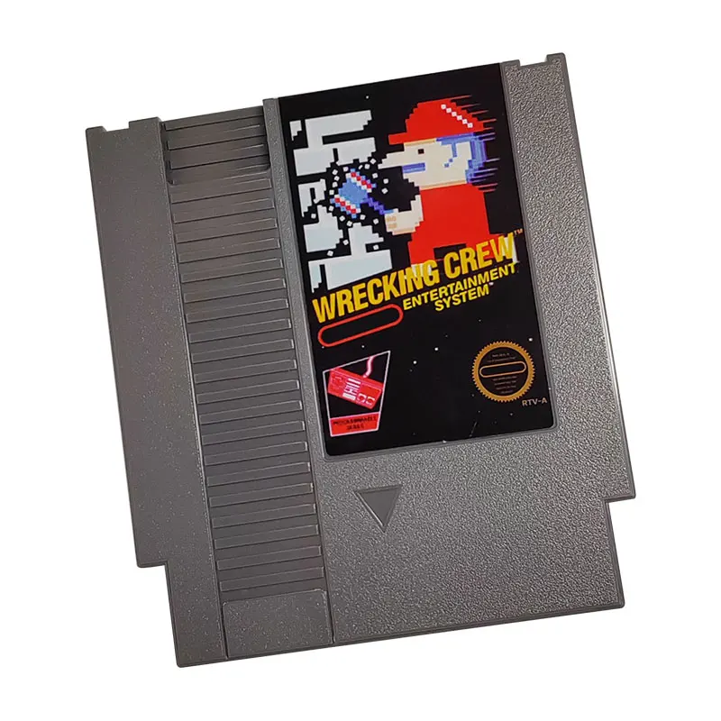 Wrecking Crew 72 Pin Cartuccia Di Gioco A 8 Bit Per Pal E Ntsc Original Nes Classic Console