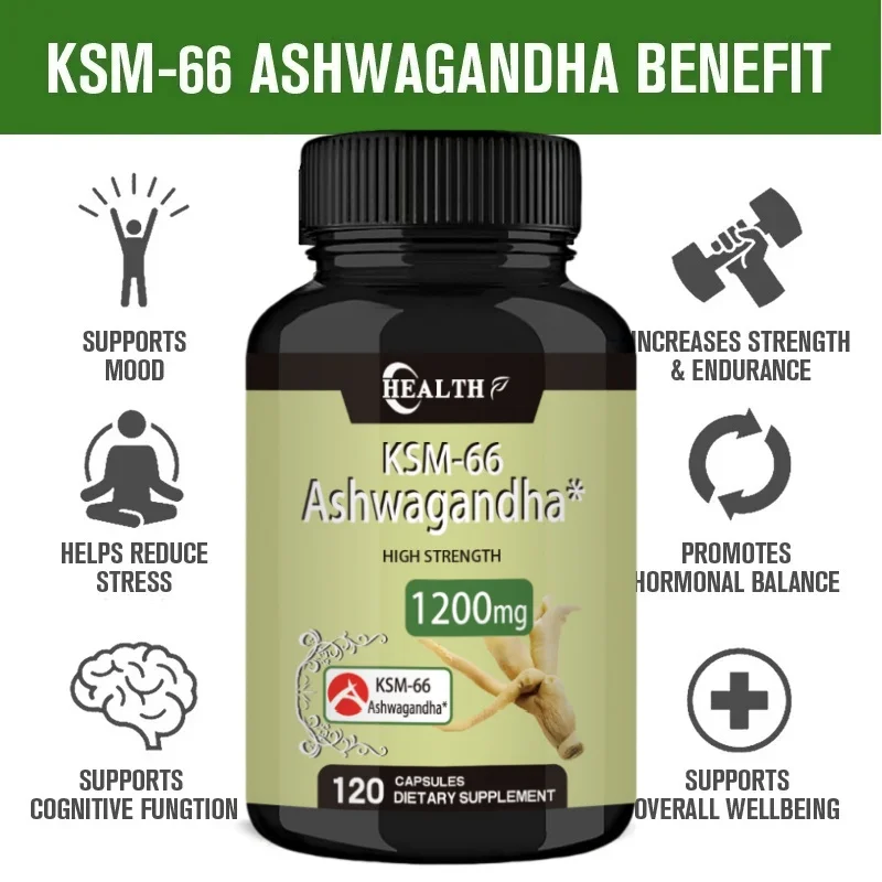 South African Drunken Eggplant Capsules, Relieve Stress And Emotions, 1200mg, 120 Capsules Concentration Enhancer