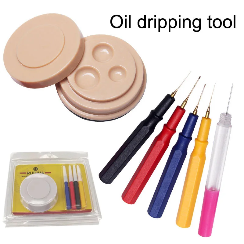 Watch Oiler Set Oil Cup Oil Pens Kit Plastic Watch Oiler Applying