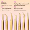 Eyelash Extension Tweezers Eyelash Extensions Tools Hair Removal Eyelash tweezer for professional makeup Volume Fans 3