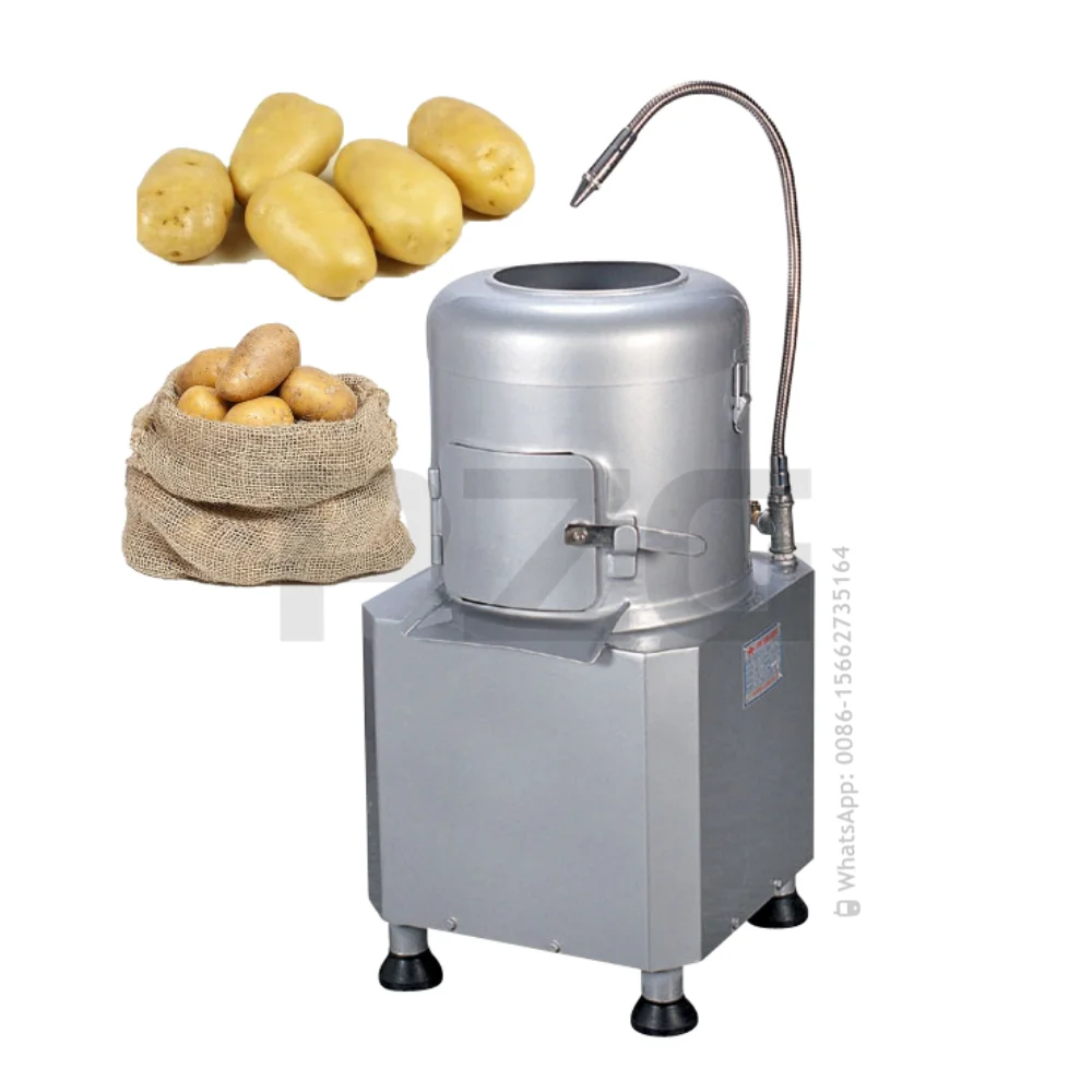 8kg 15kg 30kg Electric Automatic Small Sweet Potato Skin Peeler Cleaning Washing And Potato Peeling Machine For Commercial 6
