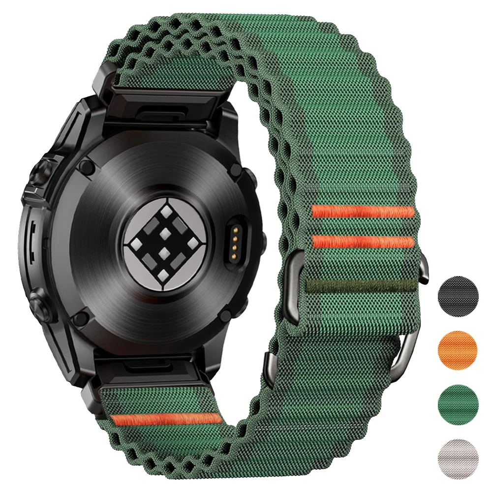 Nylon QuickFit Strap with Loop Band - 22mm/26mm