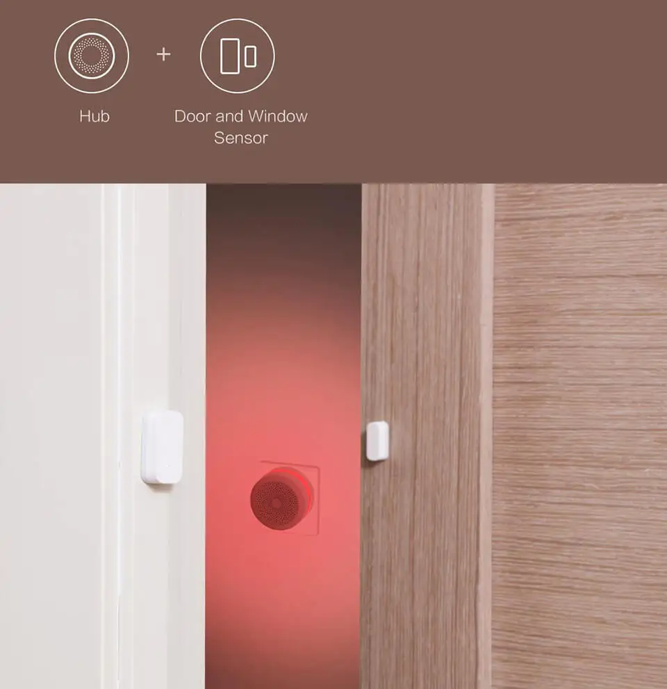Original Door And Window Sensor ZigBee Wireless Connection Smart Home Linkage A