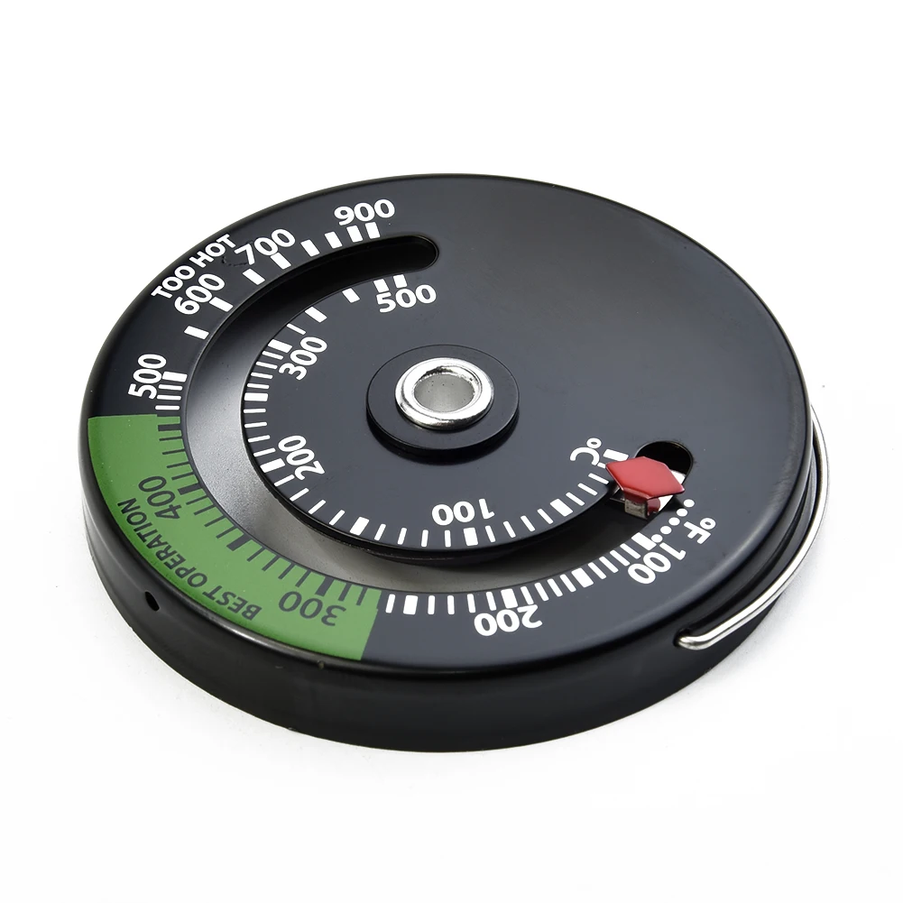 Fireplace Thermomete Magnetic Stove Thermometer Fire Stove Pipe Thermometer Gauge For Wood Log Chimney Pipe Oven Barbecue Oven
