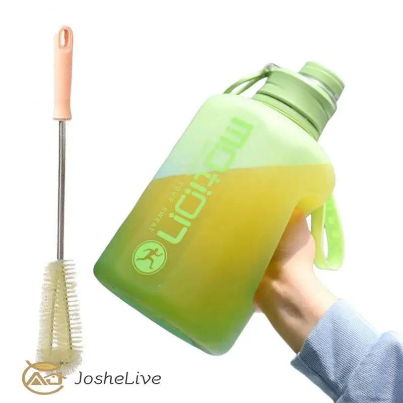 

Safety And Environmental Protection Sports Cup Matching Cup Brush Large Capacity Water Cup Leak-proof Design Easy To Carry Trend