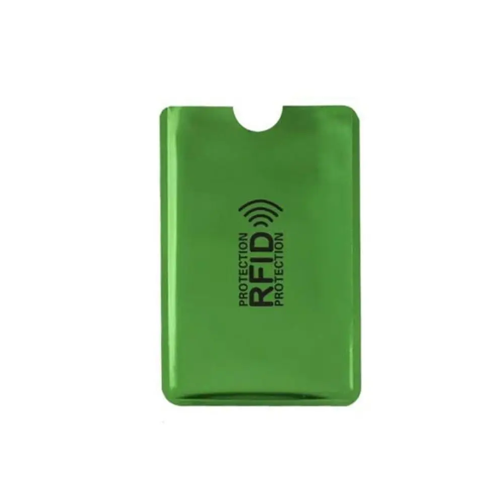 5pcs Colorful RFID Blocking Card Holder and Passport Protector Sleeves