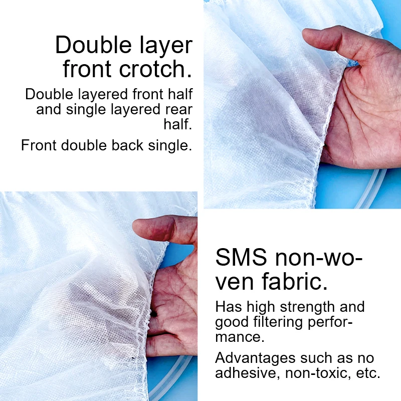 30Pcs Travel Portable Disposable Non Woven Briefs Unisex Hotel Spa Wash-Free Panties Menstruation Underwear Emergency Underpants