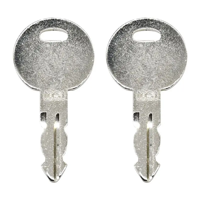 KS101 1051 Ignition Key 2PCS Compatible With Thwaites Compatible With Lucas Terex Dumper Truck Excavator
