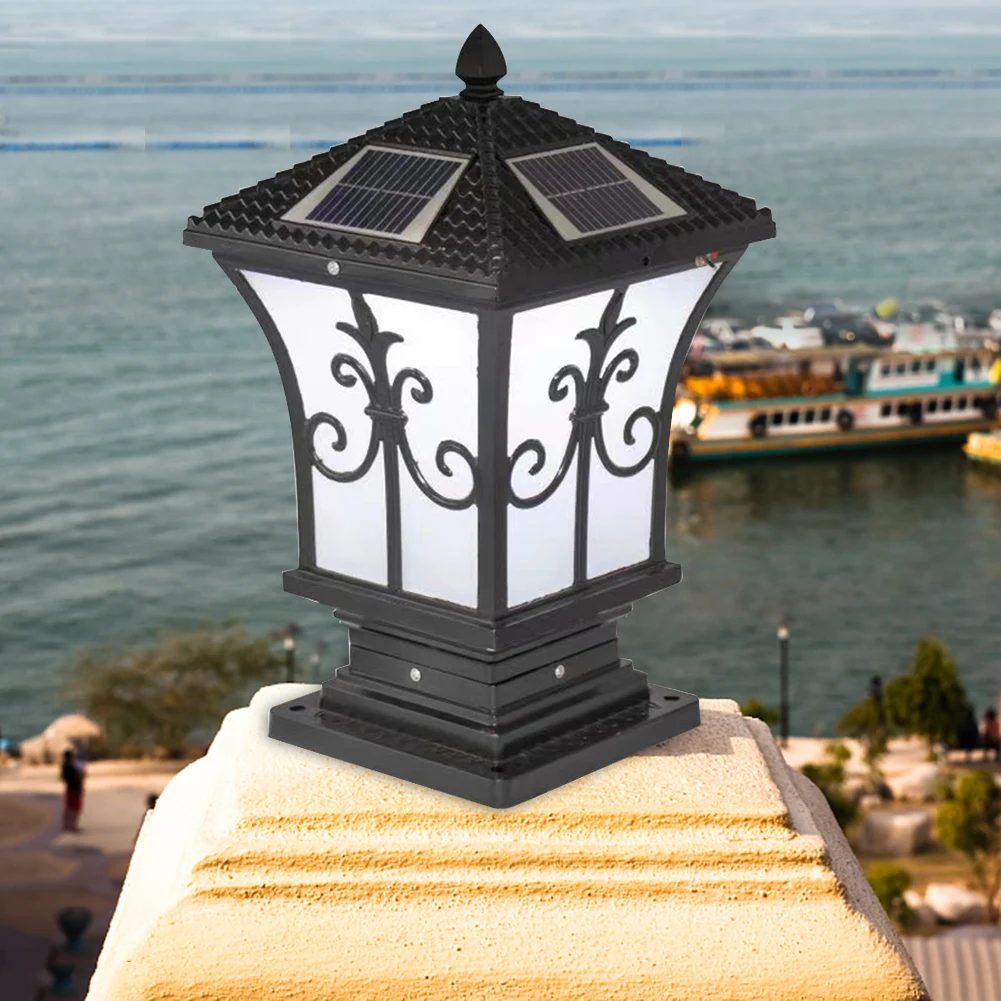 Description Picture 4 of item1Pcs Decorative Column Light Fence Square Landscape Pillar Door Porch Wall Ground Lamps Outdoor Garden Lighting
