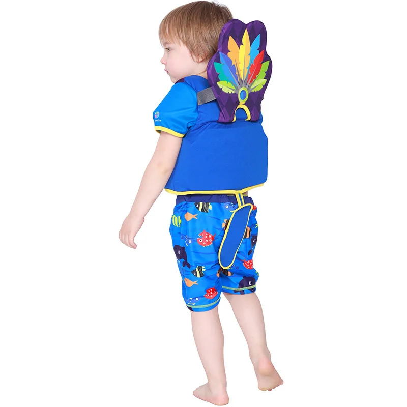New Children Lifejacket Swimming Buoyancy Jacket Sleeveless Cartoon Vest Children Foam Swimsuit Lightweight Easy To Carry 2