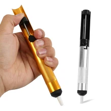 

Solder Sucker Soldering Iron Suction Pump Remover Press Removal Pen Househole Professional Work Tools with Replacement Nozzles