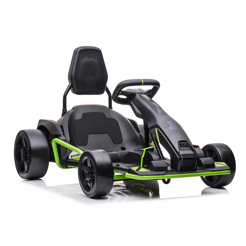 24V Drift Electric Racing Go Karting Cars Double Motors Driving Big Power Pedal Go Karts For Kids Adult Kart