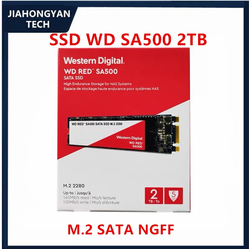Originale Per Wd Ssd Sa500 2T M.2 Disco Rosso Nas Muslimsd Solid State Drive