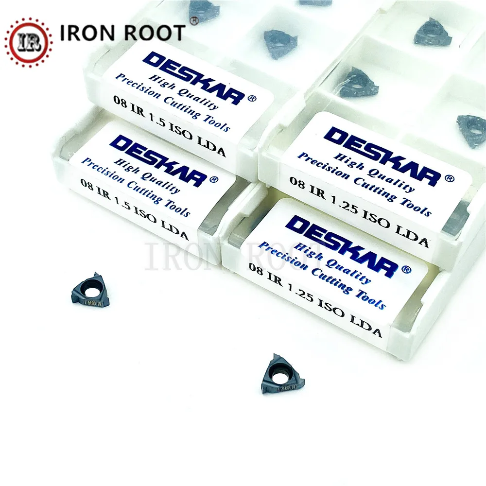 Insert De Tournage Filetage Deskar 11IR 11 IR A 55 LDA - Lot De 10 Pièces, Pour Acier Et Inox