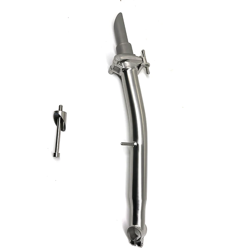 ブロンプトン自転車用チタンhステム,25.4mmハンドルバー用,折りたたみ