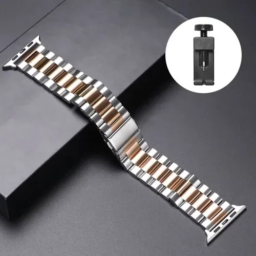 ตัวเลือกสินค้า สายสแตนเลส Apple Watch คุณภาพสูง รองรับหลายรุ่น