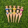 5Pcs Plastic Golf Tees Sexy Bikini Lady Model Golf Ball Holder Practice Training Tee Golf Accessories 2