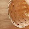 1PCs Small Basket Desktop Finishing Home Storage Bamboo Weaving Products Sundries Organizer Rattan Plant Box Wicker Basket 5