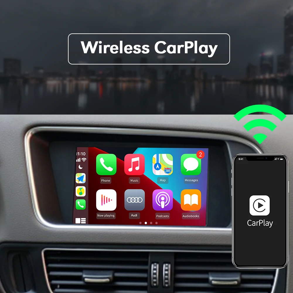 2023  Apple Carplay  ī   ȵ̵ Auto ȵ̵ ڵ ̽  ƿ ī÷Audi A4 S4 A5 S5 RS5 Q5 MMI Ƽ̵