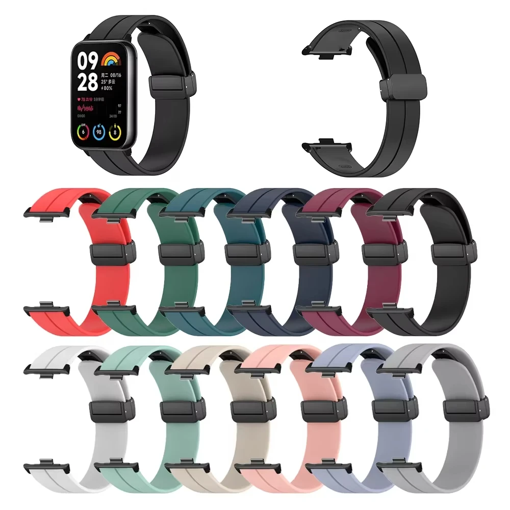 Magnetic Silicone Replacement Wrist Strap Bracelet