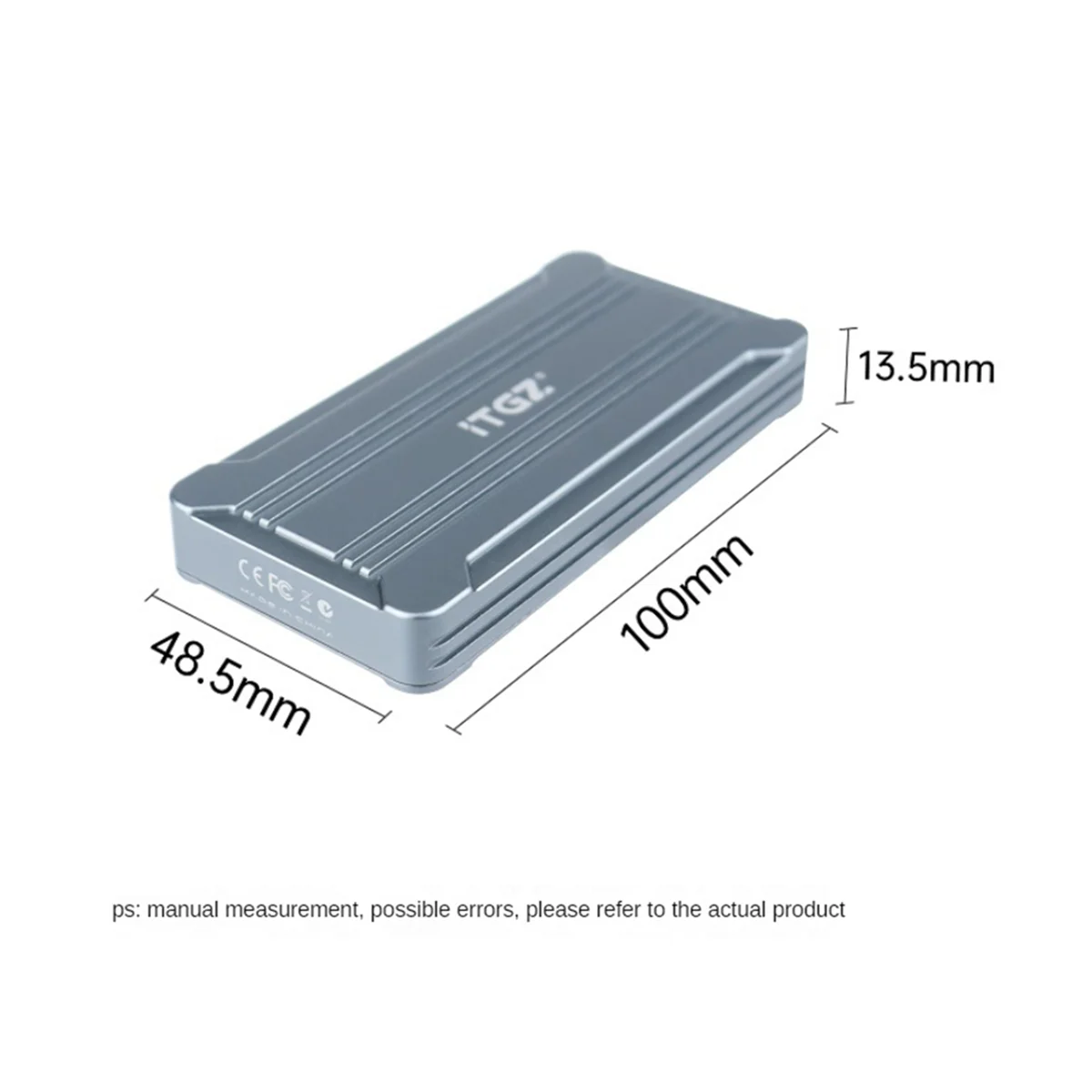 ITGZ Ʈ 4 USB 4.0 NVMe SSD Ŭ, 40Gbps ˷̴ M.2 SSD ̽, Ʈ ũž  Ŭ