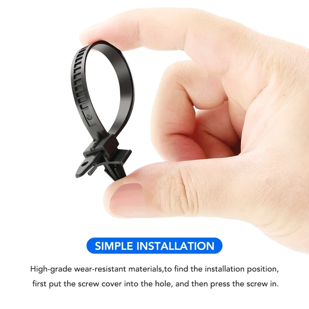 Automotive Cable Clamps 25 Automotive nylon cable clamps automotive hose clamps zipper belts nylon cable locking flanges