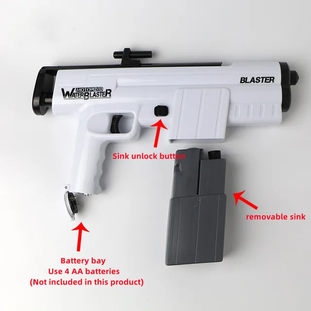 Hi-Tech Toys Children Electric Water Gun Smart Outdoor Children's Boy Toy Large-Capacity Smart Outdoor Children's Boy Toy Gun 3