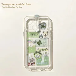 Adorable Cartoon Rilakkuma Clear Phone Case Cover - Samsung A23 (T - 296T250421101)