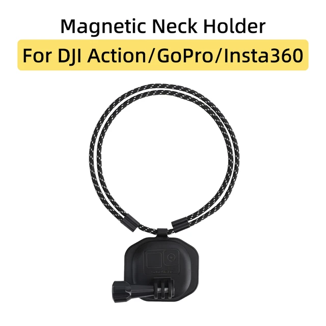 TELESIN-Support de lanière de cou à dégagement rapide pour téléphone  portable, pendentif magnétique, accessoires POV, GoPro fore9 10 11, 6,000