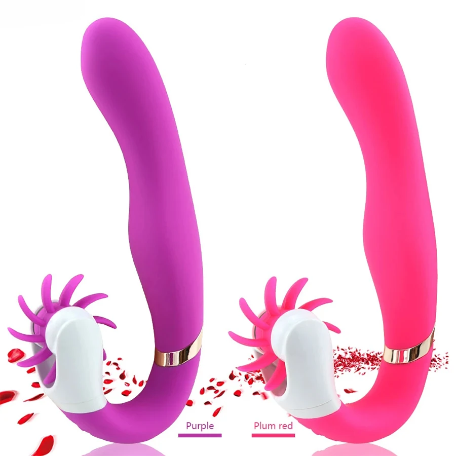 Female Rotation Vibrator Tongue Licking Vibrating Wand G Spot Massage Clit Stimulator Mastu_voghion.com
