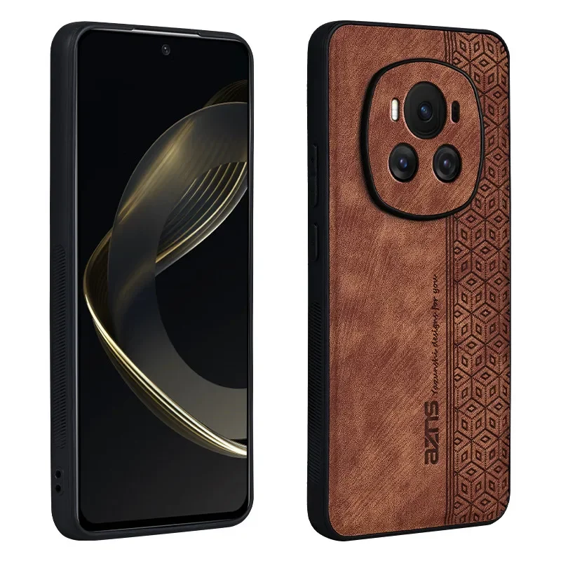 Luxury Leather Business Elite Shockproof Cell Phone Case - Protective Phone Shell