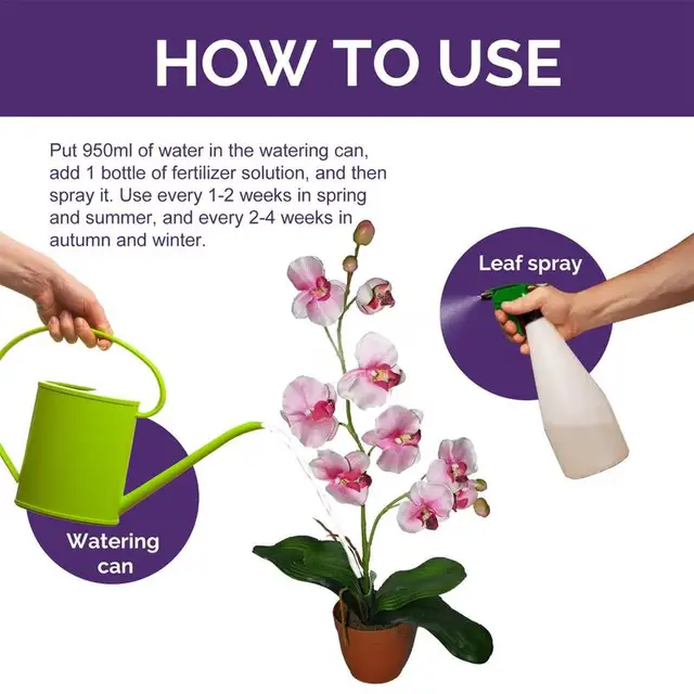 50 Ml -Es Orchideák És Sav Szerető Szobanövények A Növekedés Fokozója Elősegíti Virágzza Műtrágya Oldat Elősegítése - Image 4
