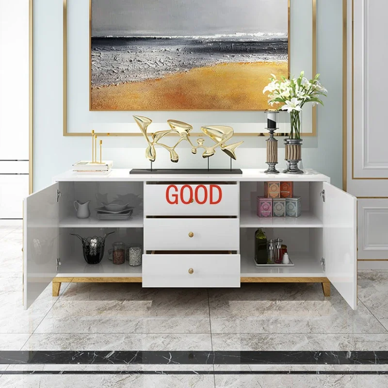 Luxury Entrance Hallway Shoe Cabinets Villa Storage Wooden Console Furniture TV Cabinet Living Room Cabinet Kitchen Sideboards
