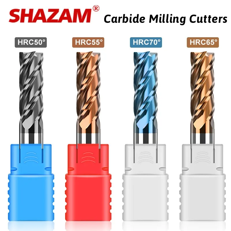 SHAZAM CNC 기계 텅스텐강 밀링 커터 도구: 고성능 절삭의 필수품