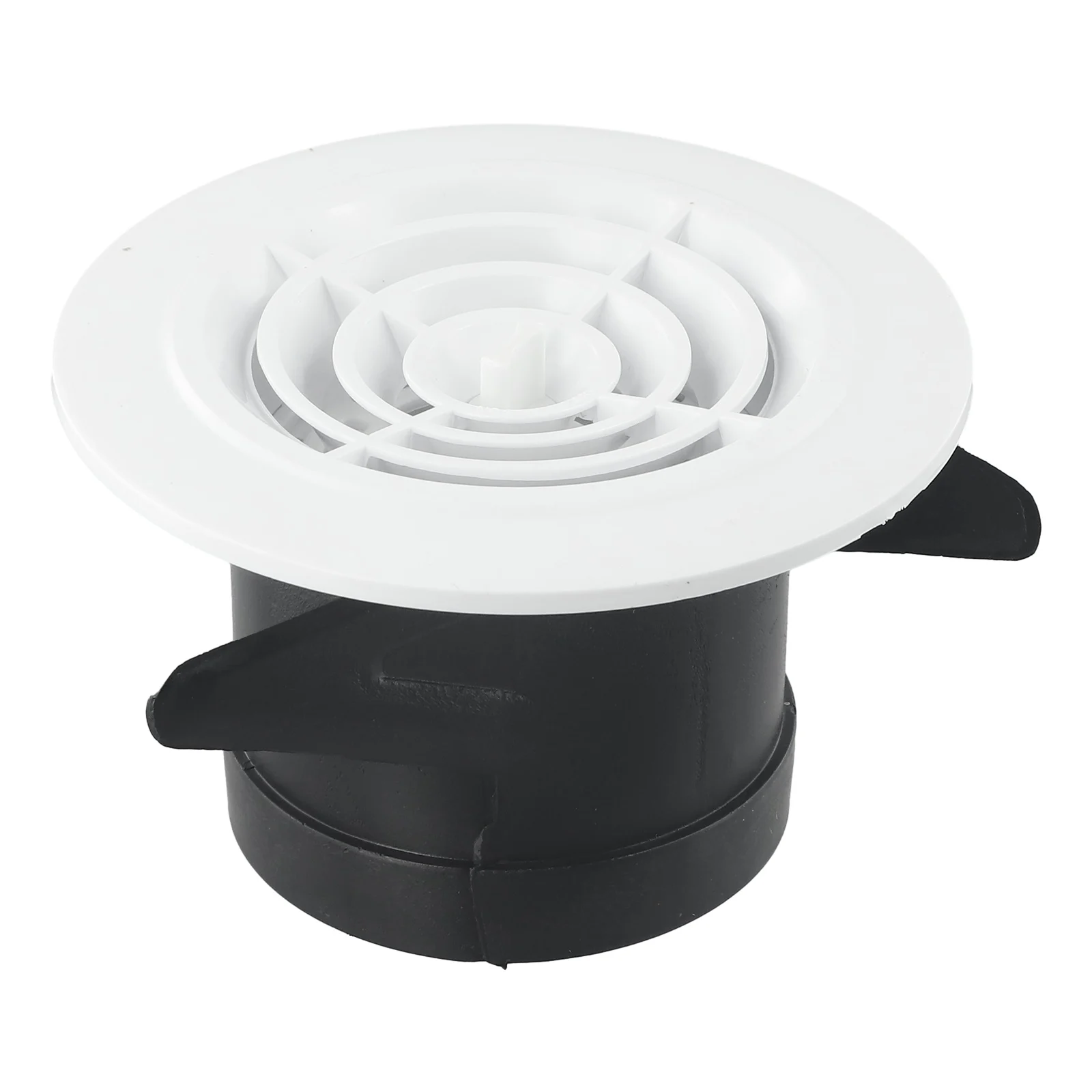 75-200mm Round Adjustable Wall Air Vent Grille ABS Bathroom Office Room