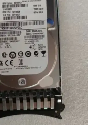 For 90Y8954 90Y8953 500GB 7 2K 2 5 SAS 6G server hard drive