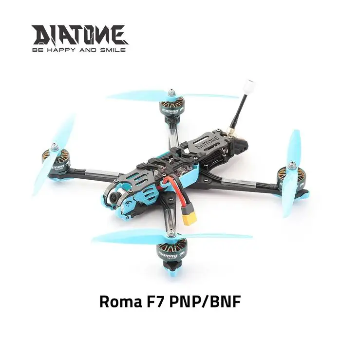 Diatone Roma F7 Mamba F722 Mk2 F65 _ 128K Ultra 1000 Vtx Runcam Phoenix Ix2 M8Plus Gps Mamba Toka 2808 1100Kv 6S 7 Pollici Fpv Drone