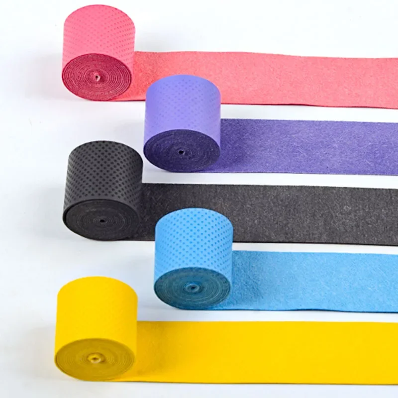 Bike Handlebar Tape Bicycle Handlebar Suck Sweat Band Antislip Breathable Fishing Rod Badminton Tennis Grip Tape Sport Dumbbells Pingpong Sweatband