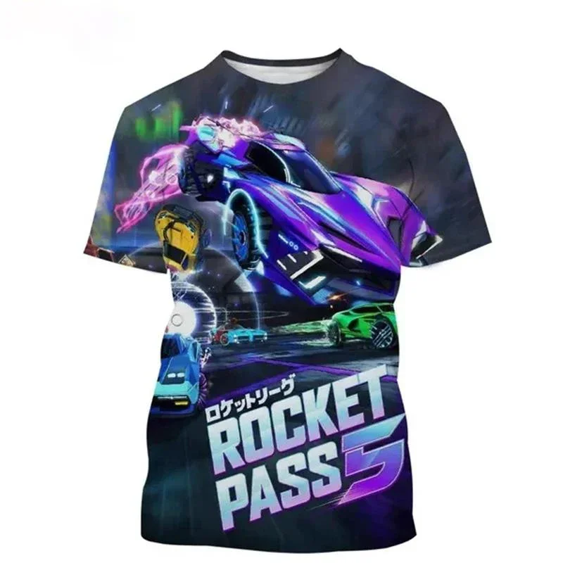 Rocket League 3D Printed T Shirt Fashion Hot Game Unisex