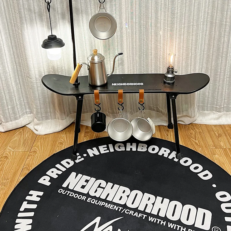 Neighborhood Round Carpet Cool Living Room Bedroom Mats Decoration Floor  Carpets NBHD Anti Slip Large Printed Area Rugs 3