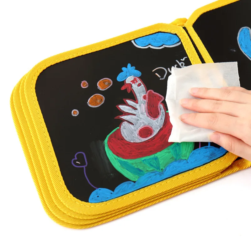 Erasable Doodle Books, Portable Reusable Drawing Board with