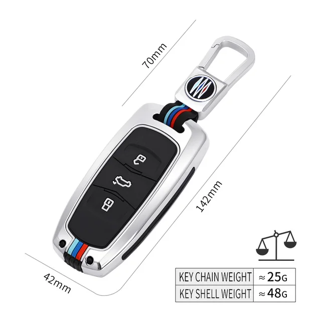 Car Remote Key Case Covers For Geely Atlas Boyue Nl3 Ex7 Emgrand X7 Emgrarandx7 Suv Gt Gc9 Protected Shell Fob Alloy - - Racext™️ - - Racext 4