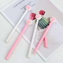 Gel Pens Set Fashion Cute Colorful Kawaii Lovely Colorful Cat Dog paw Claw Gel Ball Pens Office School Stationery pen