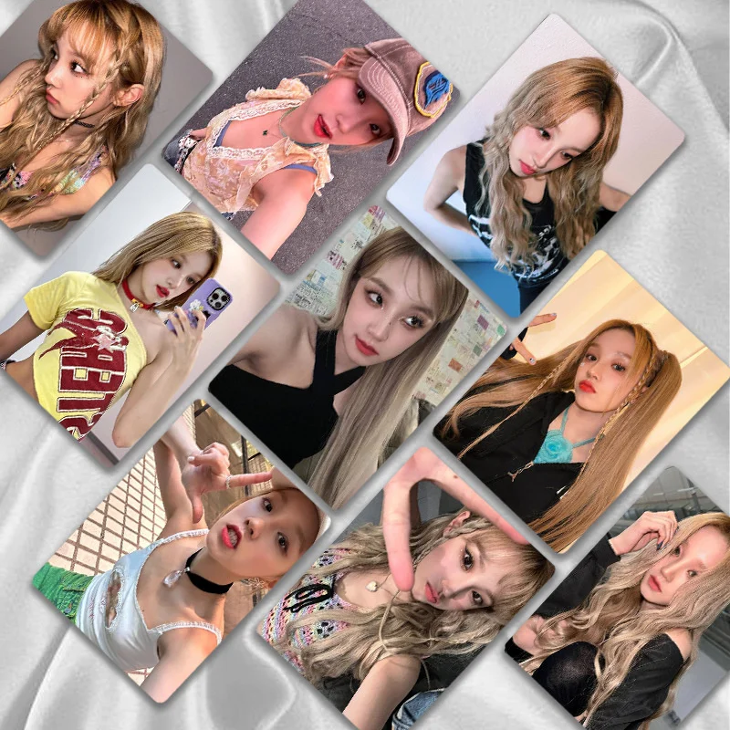 KPOP Gidle Album Laser LOMOcard Song Yuqi Minnie MIYEON (G)I-DLE Hologram Card SOOJIN Girl Gift Postcard Photo Card 50pcs/set