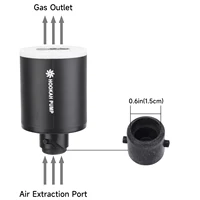 Electric Hookah Pump with 1300 mAh Rechargeable Battery Led Light Mini Portable Charcoal Coal Shisha Starter Helper 16 Colors 2