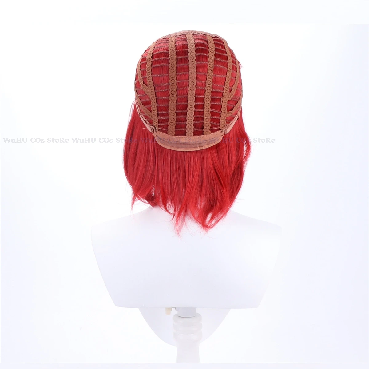 Hazbin Cos Niffty Wig Anime Hotel Cosplay Wigs Short Red Curly Heat Synthetic Hair Women Halloween Costume Party Role Play 15