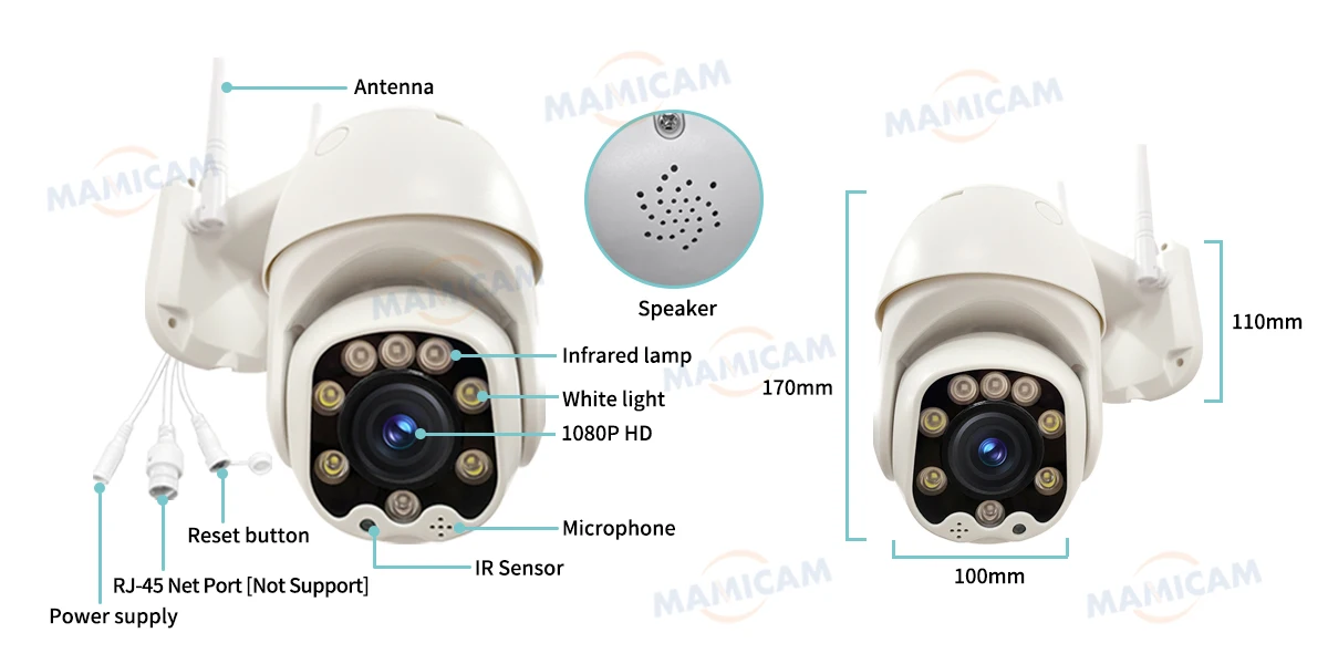 Livre, Zoom Óptico 5X, WiFi, Proteção de